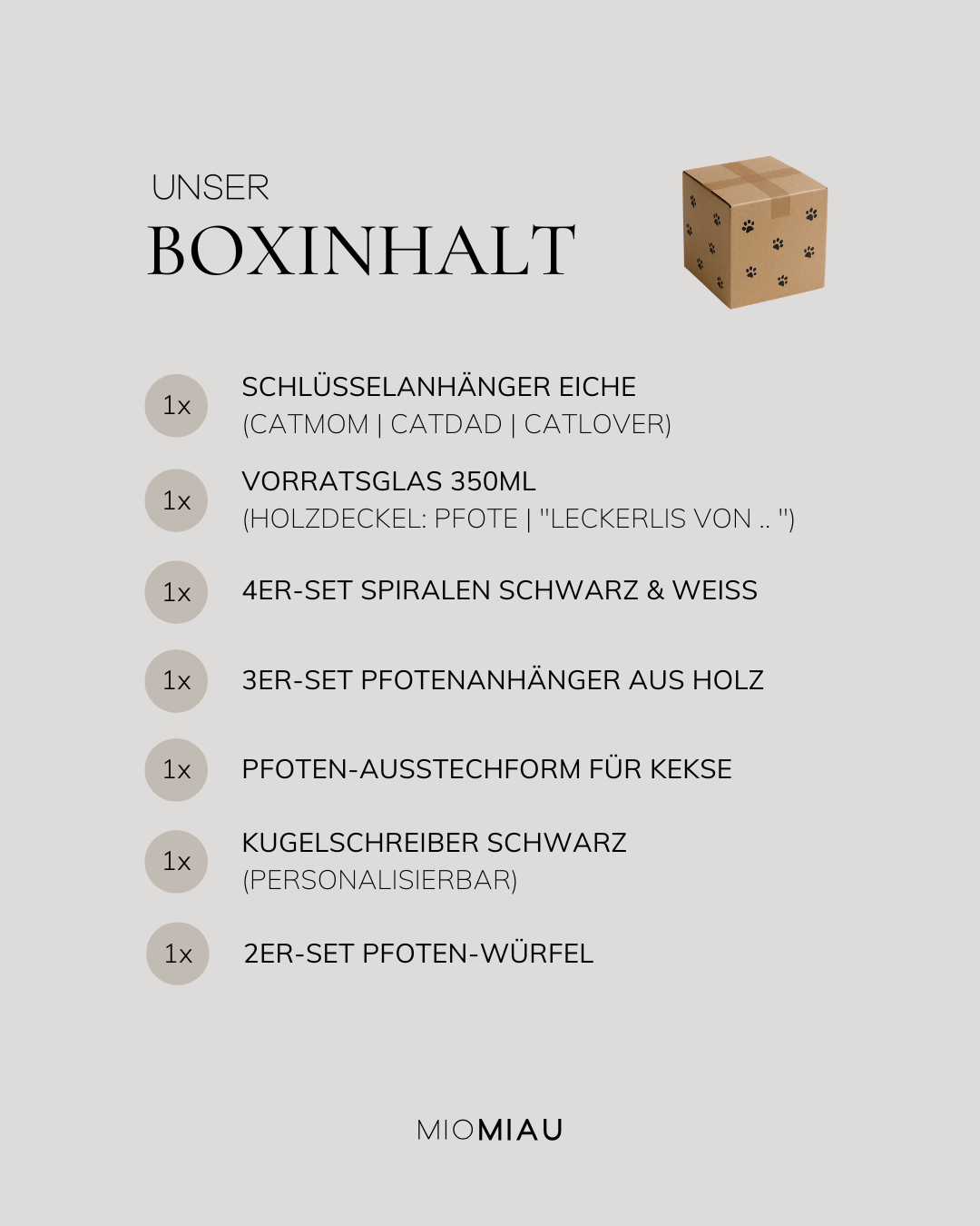 MIOMIAU BOX - Weihnachtsedition